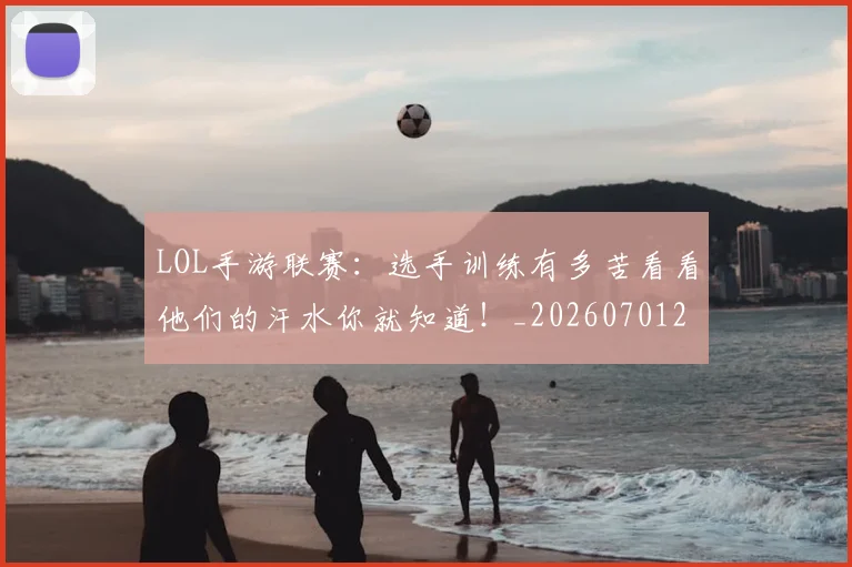 LOL手游联赛：选手训练有多苦看看他们的汗水你就知道！_20260701214656